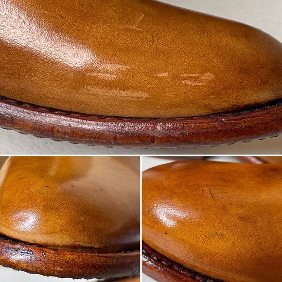 BED STU Tess Tan Distressed Leather Tall Riding Boots BEDSTU Size 8 - Picture 10 of 16